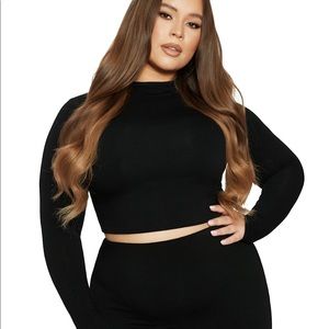 Long Sleeve Crop Top